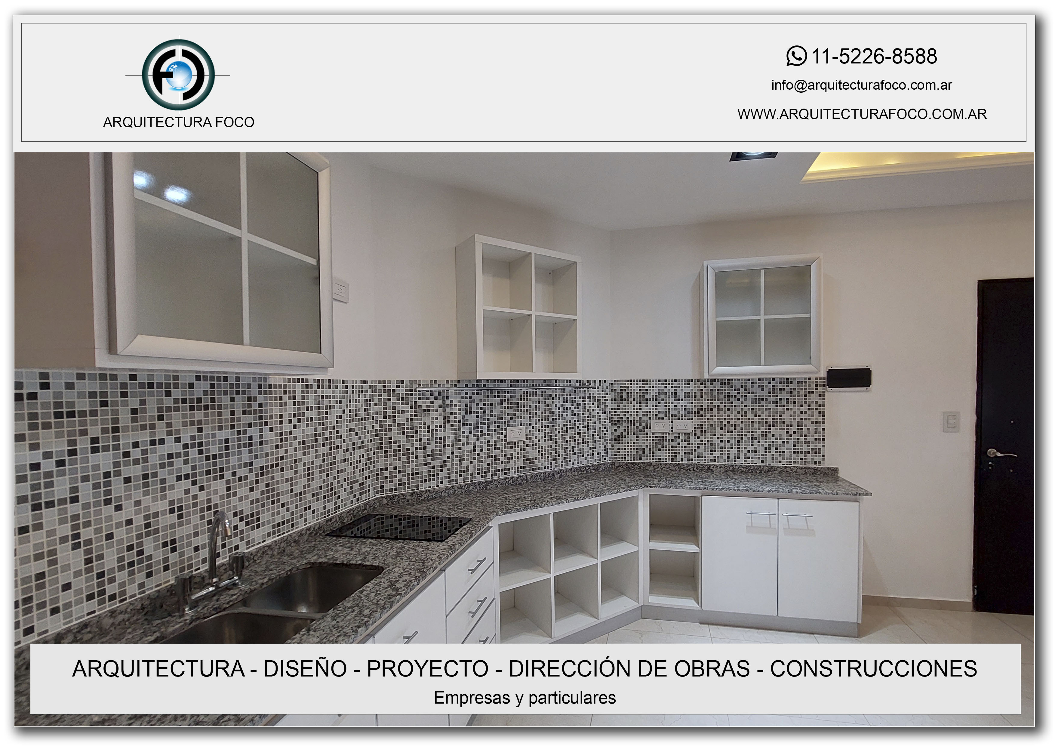 DISEÑO DE COCINAS, REFORMAS, AMPLIACIONES, REMODELACIONES, CONSTRUCCIONES, PROYECTOS, ZONA OESTE, SUR, NORTE, CAPITAL FEDERAL