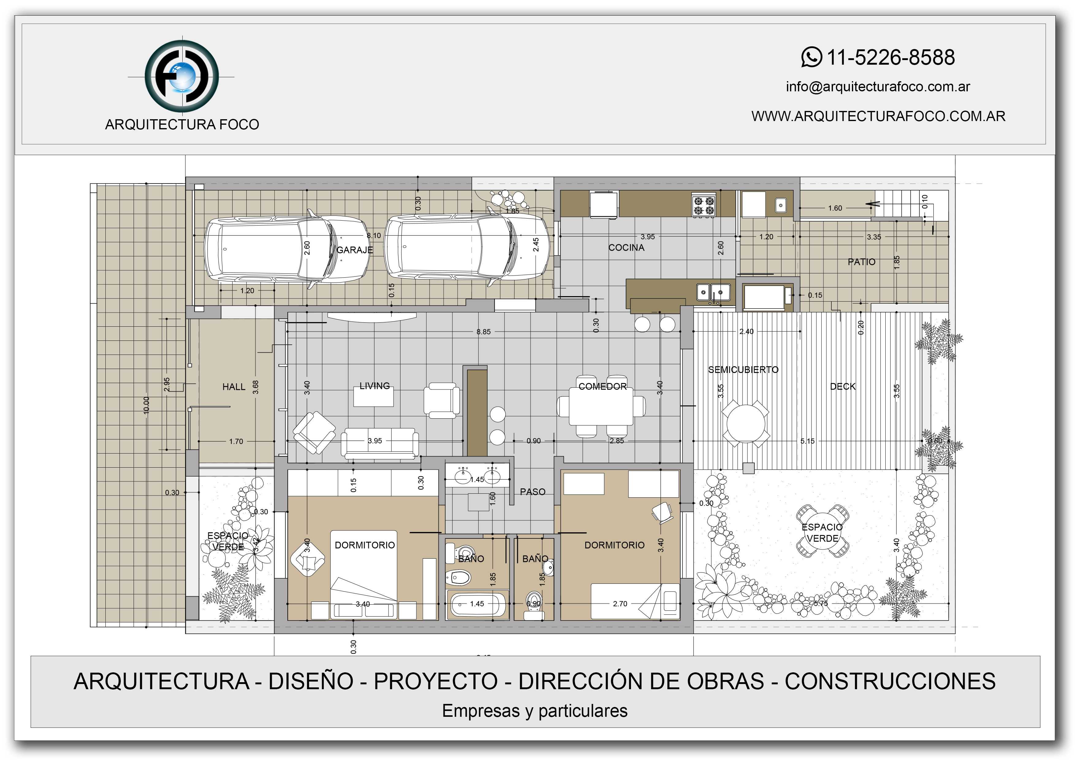 PROYECTO DE ARQUITECTURA EN MORON, ZONA OESTE