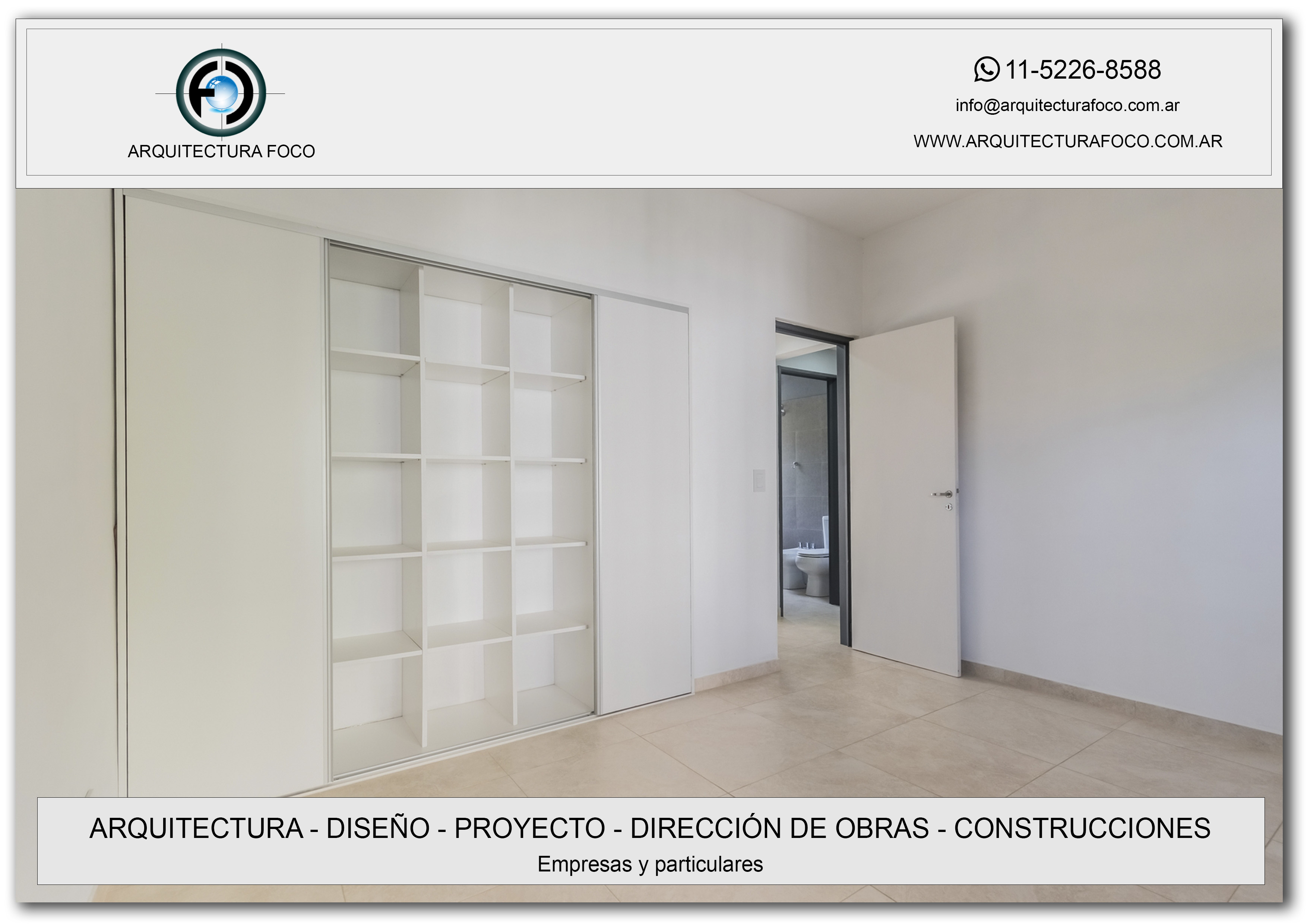 PLACARD DE VIVIENDA UNIFAMILIAR, ZONA OESTE, SUR, NORTE