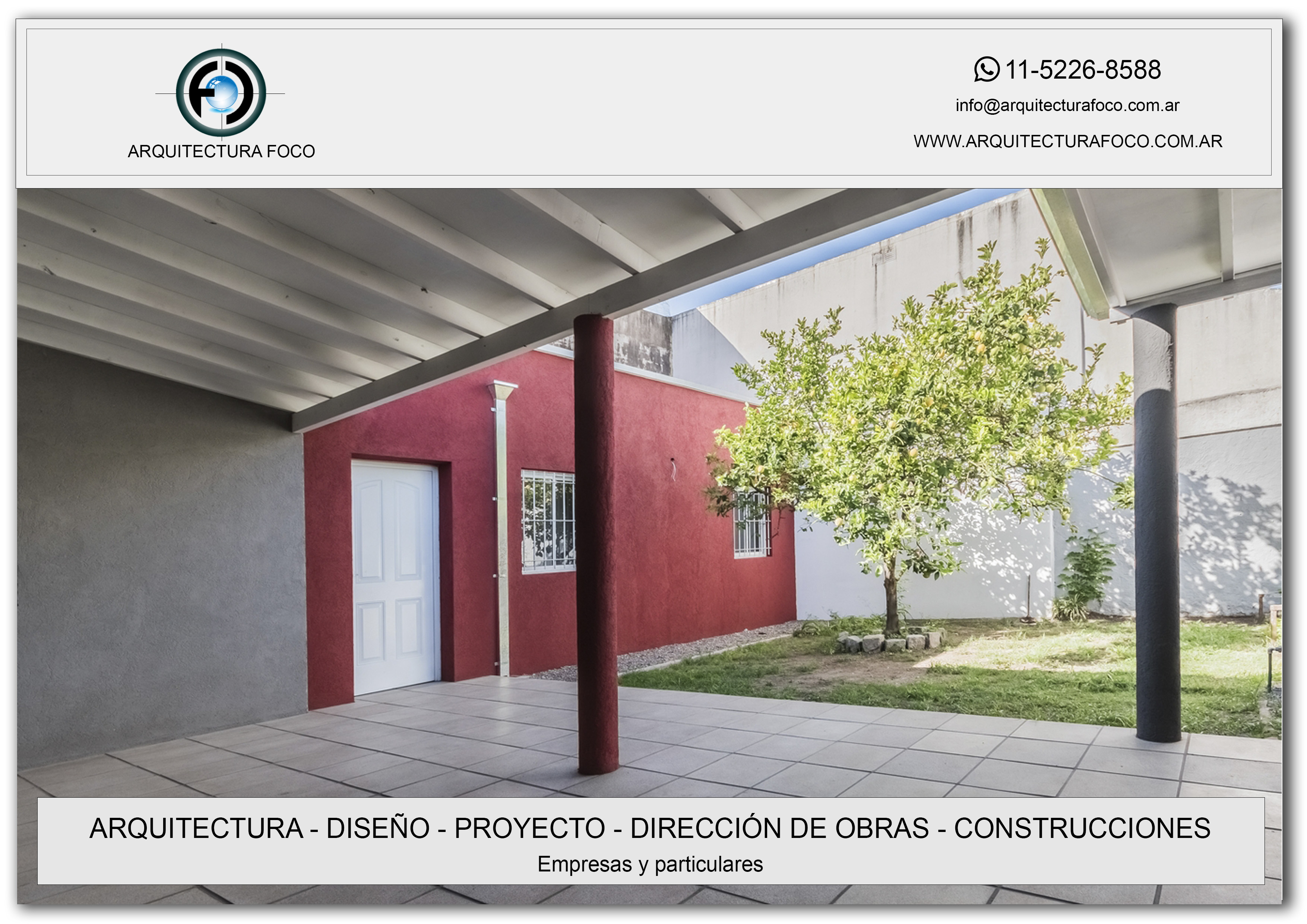 FACHADA INTERNA EN ZONA OESTE