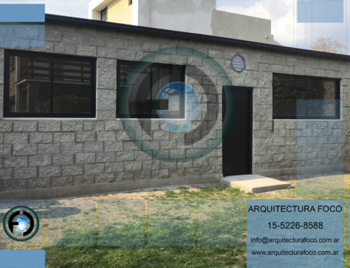 ARQUITECTO-Construcciones de muros con bloques de cemento texturado-Arquitectura Foco